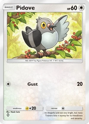 Pidove 137/233, carta de Mestre dos Céus (Pokémon TCG Pocket)