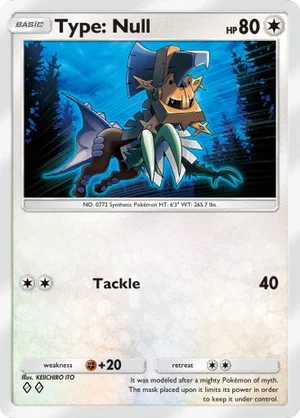 Type: Null 143/233, carta de Mestre dos Céus (Pokémon TCG Pocket)