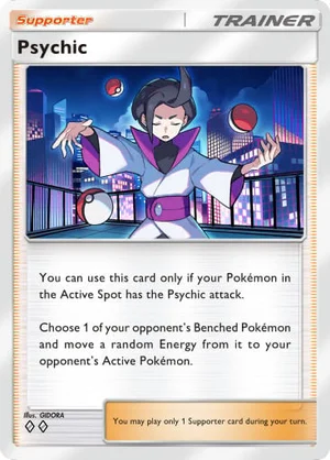 Psychic 150/233, carta de Mestre dos Céus (Pokémon TCG Pocket)