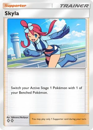 Skyla 152/233, carta de Mestre dos Céus (Pokémon TCG Pocket)