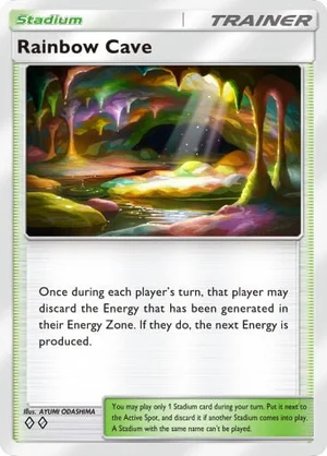 Rainbow Cave 155/233, carta de Mestre dos Céus (Pokémon TCG Pocket)