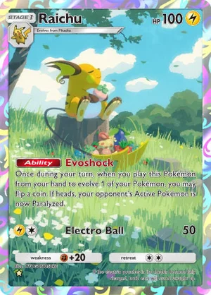Raichu #164 de Mestre dos Céus