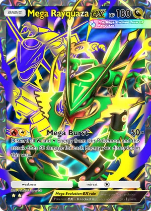 Mega Rayquaza ex #188 de Mestre dos Céus