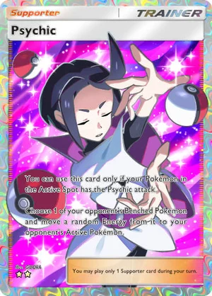 Psychic 190/233, carta de Mestre dos Céus (Pokémon TCG Pocket)