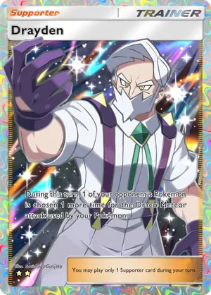 Drayden 191/233, carta de Mestre dos Céus (Pokémon TCG Pocket)
