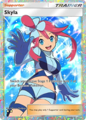 Skyla 192/233, carta de Mestre dos Céus (Pokémon TCG Pocket)