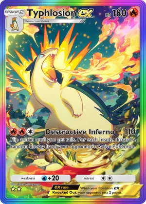 Typhlosion ex #195 de Mestre dos Céus