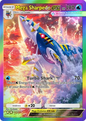 Mega Sharpedo ex #196 de Mestre dos Céus