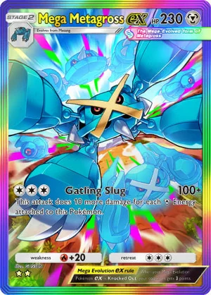Mega Metagross ex #200 de Mestre dos Céus