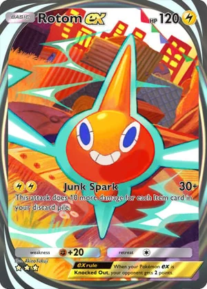 Rotom ex 202/233, carta de Mestre dos Céus (Pokémon TCG Pocket)