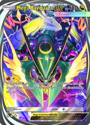 Mega Rayquaza ex #203 de Mestre dos Céus