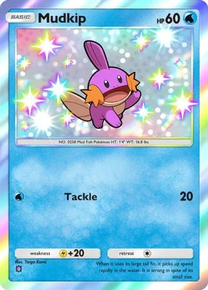 Mudkip 205/233, carta de Mestre dos Céus (Pokémon TCG Pocket)