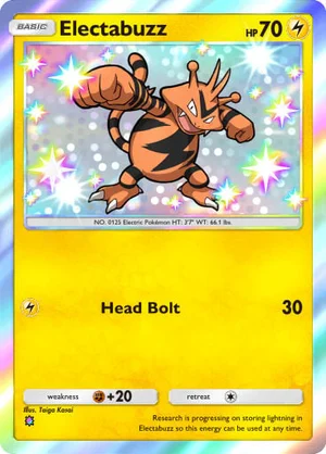 Electabuzz 208/233, carta de Mestre dos Céus (Pokémon TCG Pocket)