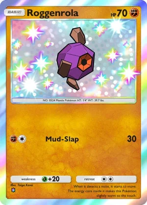 Roggenrola 213/233, carta de Mestre dos Céus (Pokémon TCG Pocket)