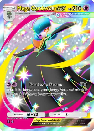 Mega Gardevoir ex 227/233, carta de Mestre dos Céus (Pokémon TCG Pocket)