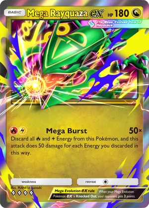Mega Rayquaza ex de Mestre dos Céus (Pokémon TCG Pocket)