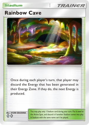 Rainbow Cave revelada de Mestre dos Céus (Pokémon TCG Pocket)