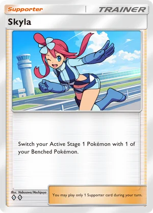 Skyla revelada de Mestre dos Céus (Pokémon TCG Pocket)