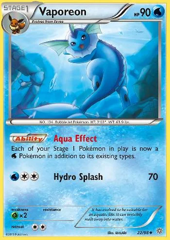 Vaporeon 22/98