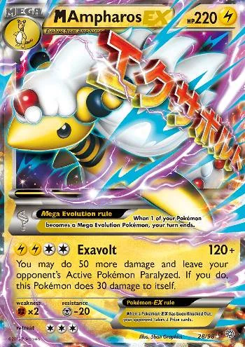 M Ampharos-EX 28/98