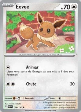 Carta original Obsidiana em Chamas 166/197 de Eevee