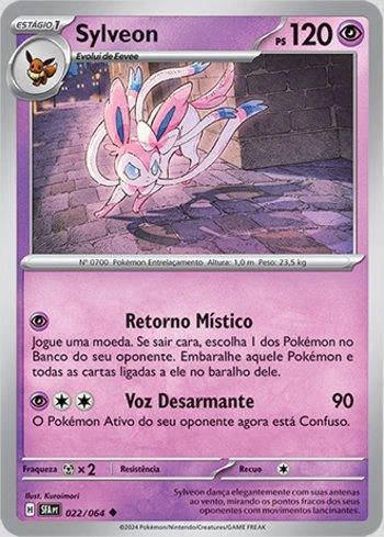 Carta original Fábulas Nebulosas 022/064 de Sylveon