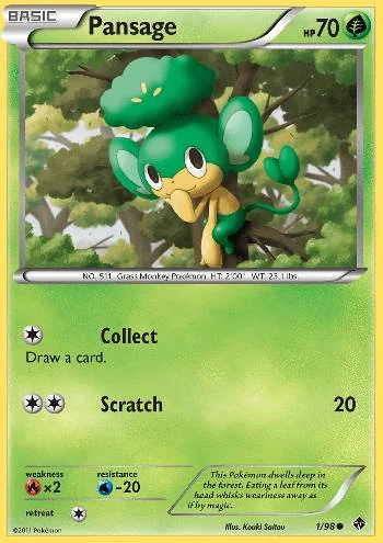 Pansage 1/98