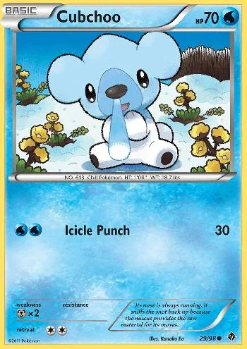 Cubchoo 29/98