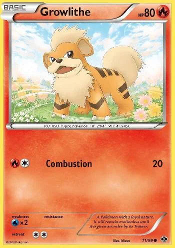 Growlithe 11/99