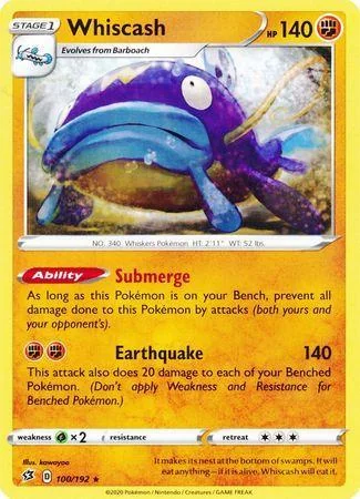Whiscash 100/192