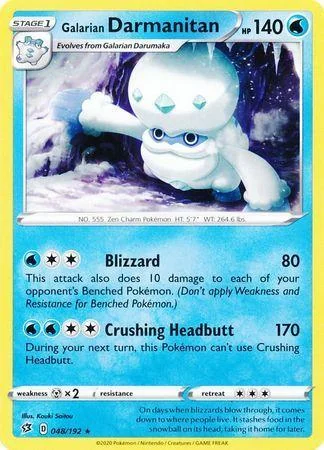 Darmanitan de Galar 48/192