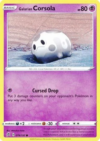 Corsola de Galar 78/192