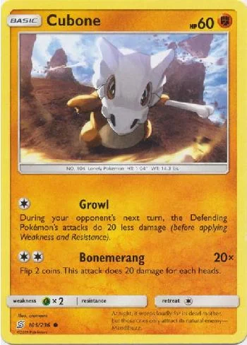 Cubone 105/236
