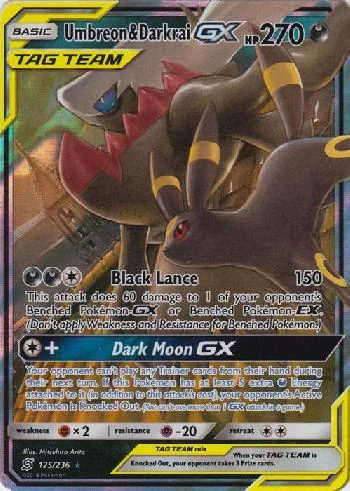 Umbreon e Darkrai-GX 125/236