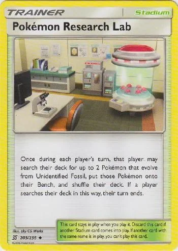 Laboratório de Pesquisas Pokémon 205/236