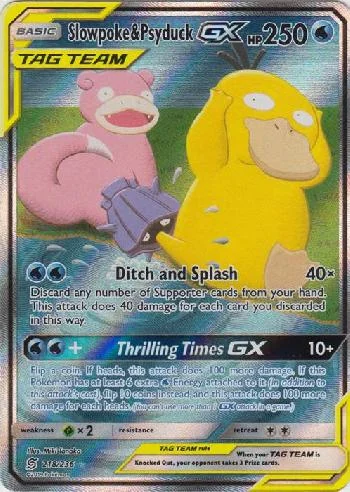 Slowpoke e Psyduck-GX 218/236