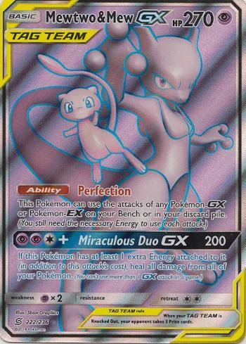 Mewtwo e Mew-GX 222/236