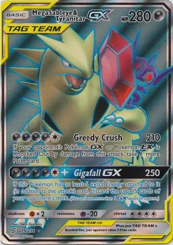 Mega Sableye e Tyranitar-GX 225/236