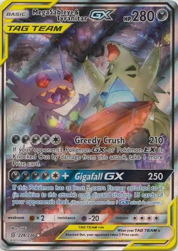 Mega Sableye e Tyranitar-GX 226/236