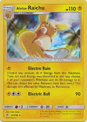 Raichu de Alola 57/236