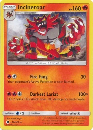 Incineroar 26/149