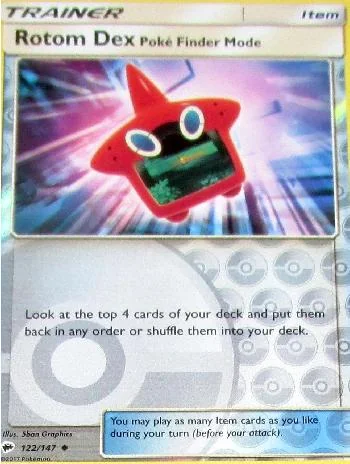 Pokédex Rotom Modo Pokérevisor 122/147