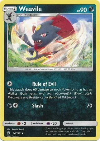 Weavile 86/147
