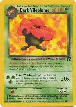 Dark Vileplume 30/82