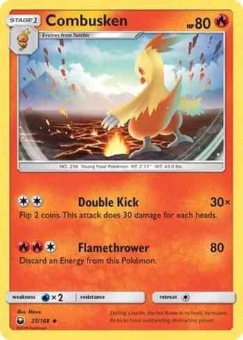 Combusken 27/168