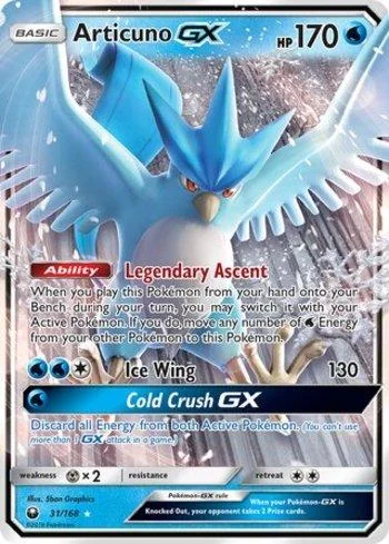 Articuno-GX 31/168