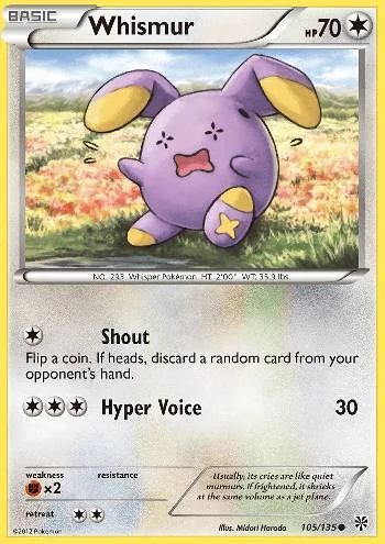Whismur 105/135