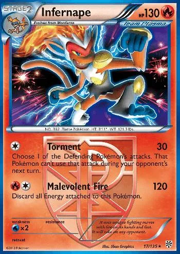 Infernape 17/135