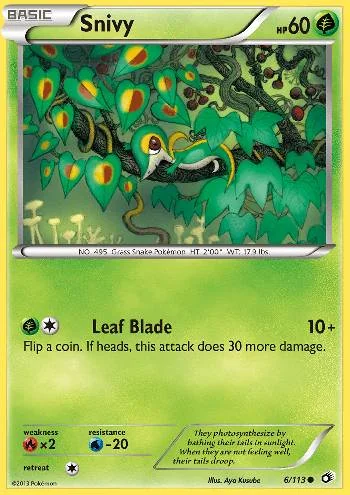Snivy 6/113