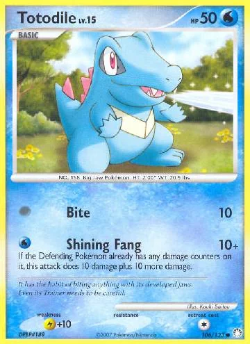 Totodile 106/123